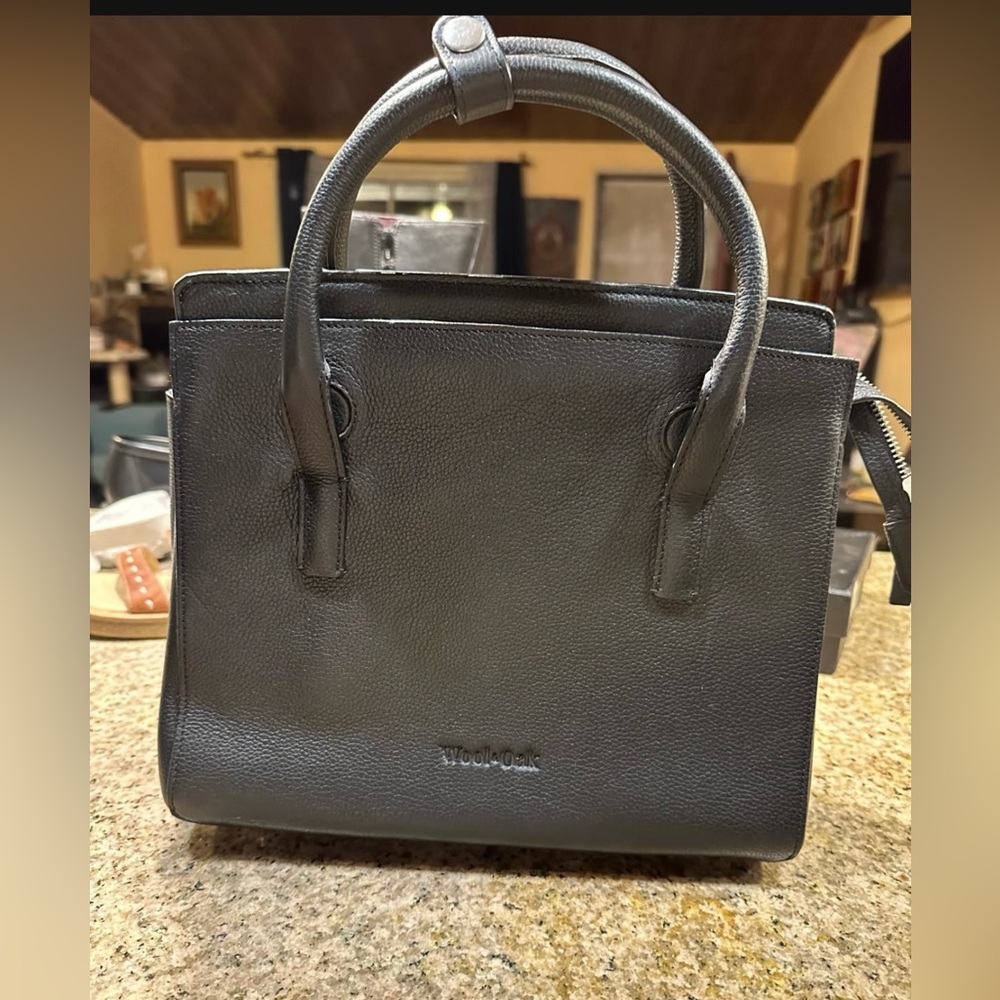 Beautiful leather bag Wool & Oak
